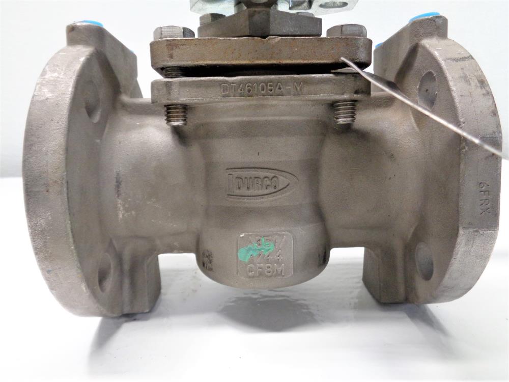 Durco 1-1/2" 150# CF8M Plug Valve #1.5-G4-11C110T0M11A